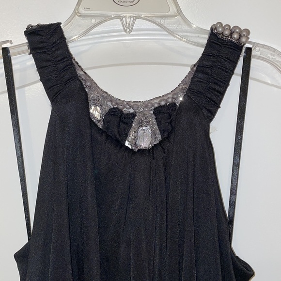 Women's Alexia Admor Black Open Back Sexy Little Black Dress with Embellishments - Picture 3 of 14